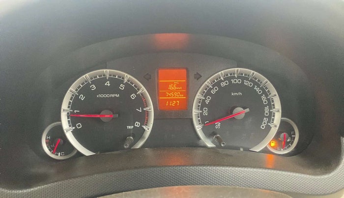 2014 Maruti Swift Dzire VXI, Petrol, Manual, 74,586 km, Odometer Image