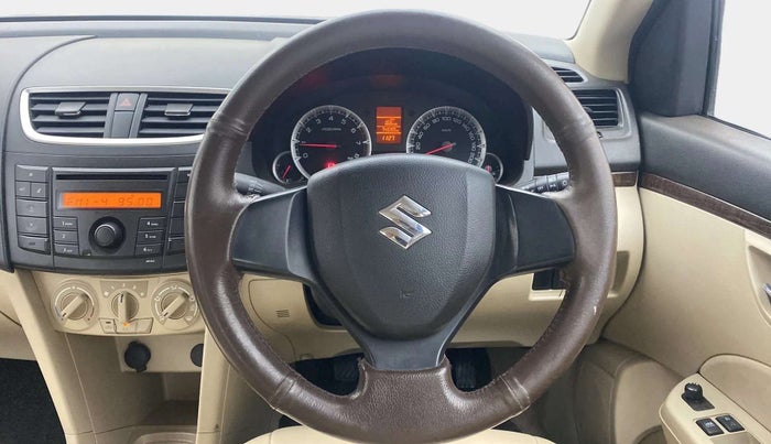 2014 Maruti Swift Dzire VXI, Petrol, Manual, 74,586 km, Steering Wheel Close Up