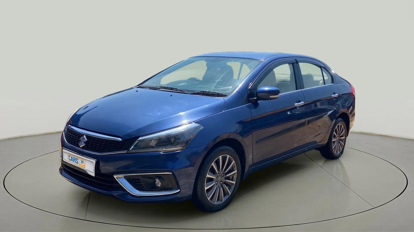 2018 Maruti Ciaz ALPHA 1.5 SHVS PETROL, Petrol, Manual, 84,248 km, Left Front Diagonal