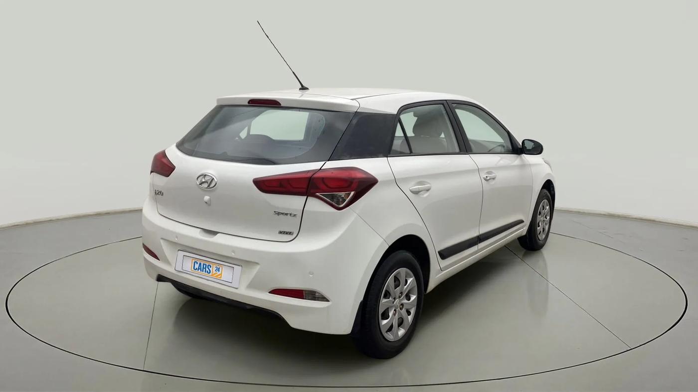 2015 Hyundai Elite i20 SPORTZ 1.2, Petrol, Manual, 77,355 km, Right Back Diagonal