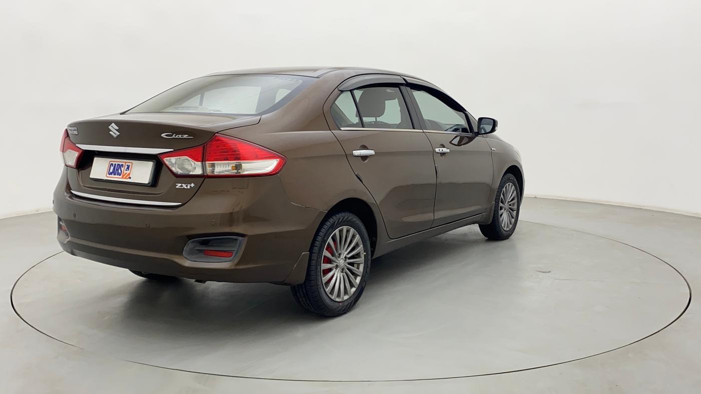 2015 Maruti Ciaz ZXI+, Petrol, Manual, 96,372 km, Right Back Diagonal