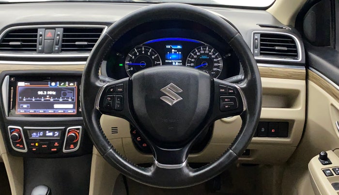 2018 Maruti Ciaz ALPHA  AT 1.4  PETROL, Petrol, Automatic, 46,103 km, Steering Wheel Close Up