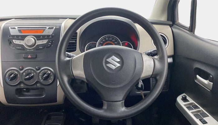 2014 Maruti Wagon R 1.0 VXI, Petrol, Manual, 64,194 km, Steering Wheel Close Up