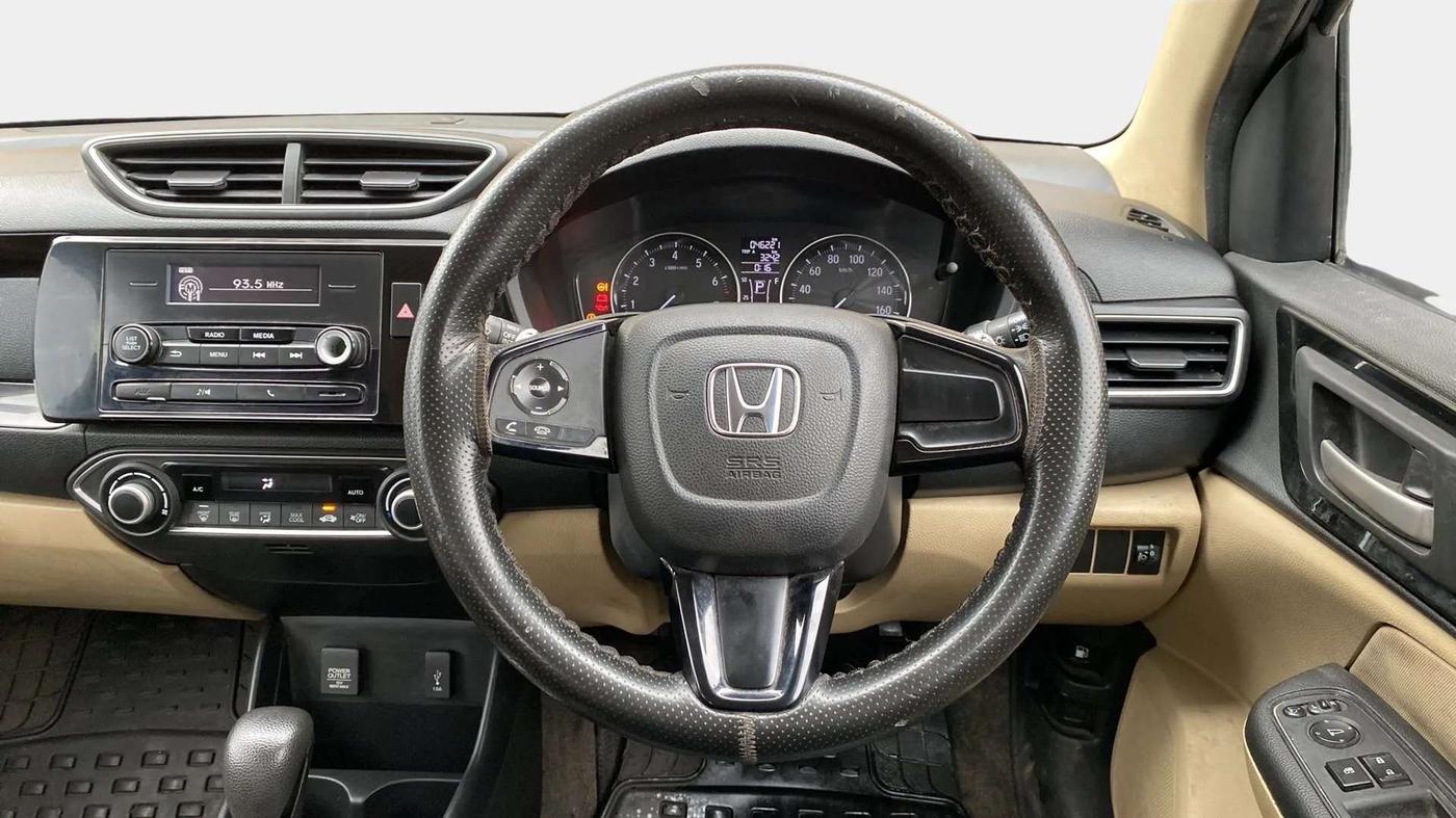 2018 Honda Amaze 1.2L I-VTEC V CVT, Petrol, Automatic, 46,447 km, Steering Wheel Close Up