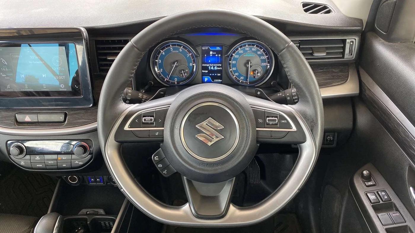 2023 Maruti XL6 ALPHA PLUS AT, Petrol, Automatic, 21,842 km, Steering Wheel Close Up