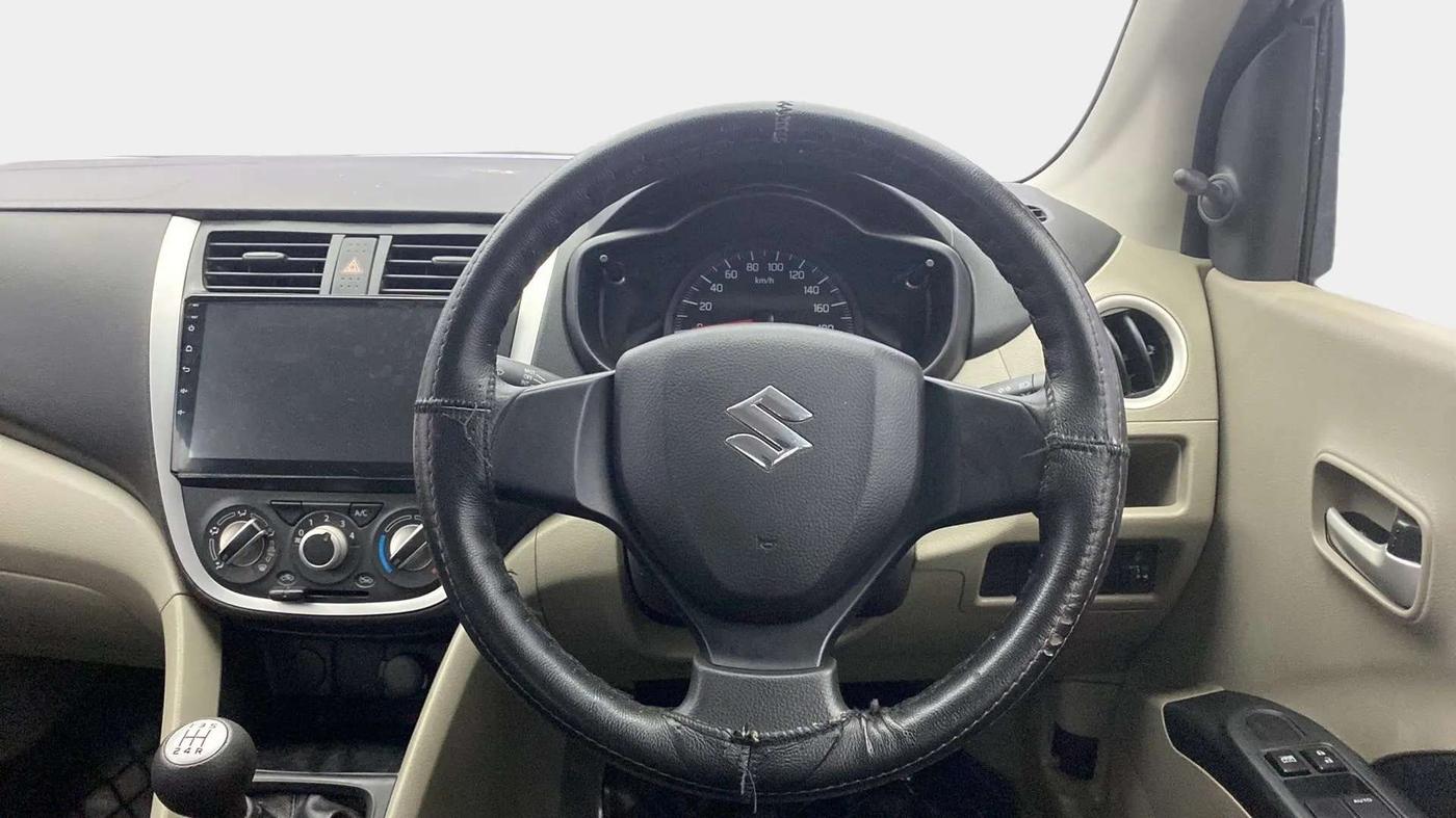 2014 Maruti Celerio VXI, Petrol, Manual, 19,080 km, Steering Wheel Close Up