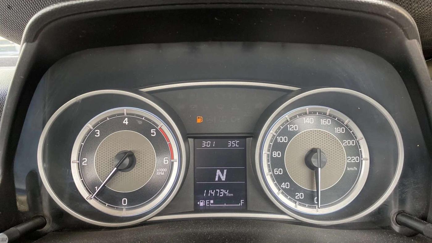 2017 Maruti Dzire ZDI PLUS AMT, Diesel, Automatic, 1,14,715 km, Odometer Image