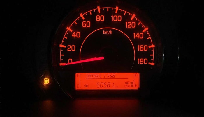 2021 Maruti New Wagon-R LXI CNG (O) 1.0, CNG, Manual, 50,602 km, Odometer Image