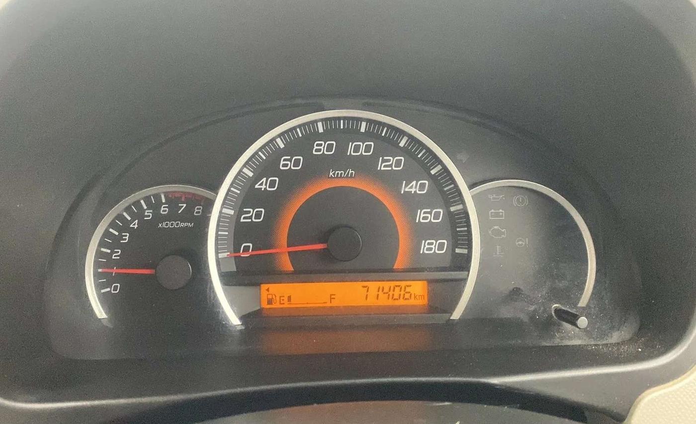 2016 Maruti Wagon R 1.0 VXI, Petrol, Manual, 71,410 km, Odometer Image