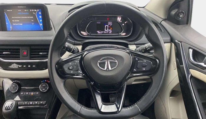 2022 Tata NEXON XZ PLUS (HS) PETROL, Petrol, Manual, 13,113 km, Steering Wheel Close Up