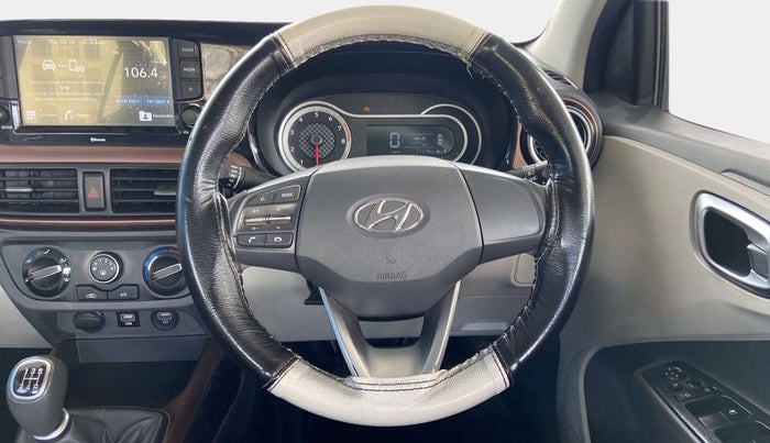 2020 Hyundai AURA SX 1.2, Petrol, Manual, 77,163 km, Steering Wheel Close Up