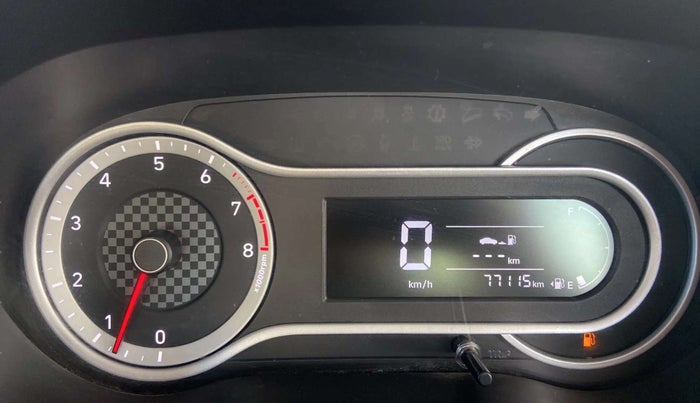 2020 Hyundai AURA SX 1.2, Petrol, Manual, 77,163 km, Odometer Image