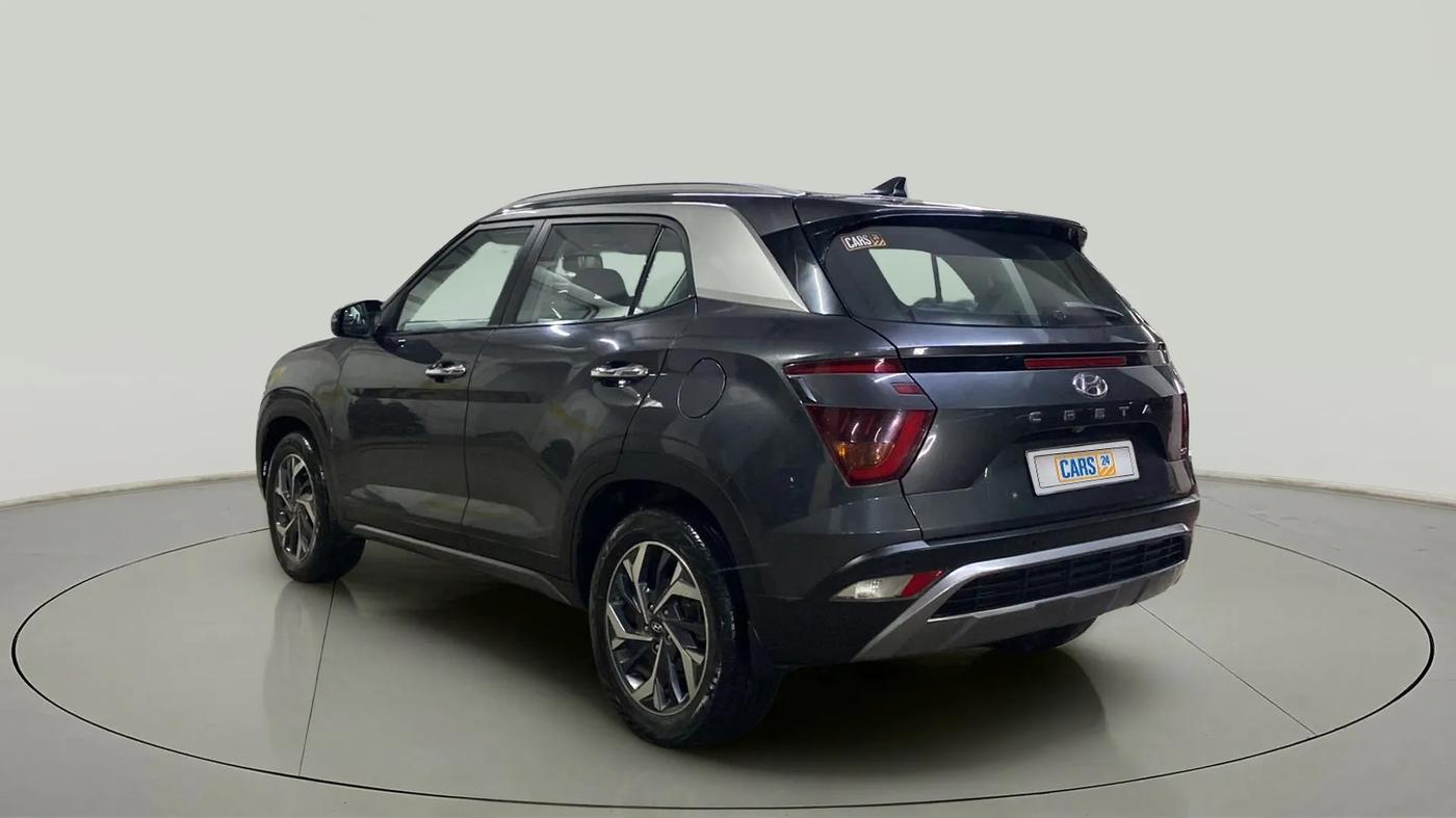 2020 Hyundai Creta SX (O) IVT 1.5 PETROL, Petrol, Automatic, 29,219 km, Left Back Diagonal
