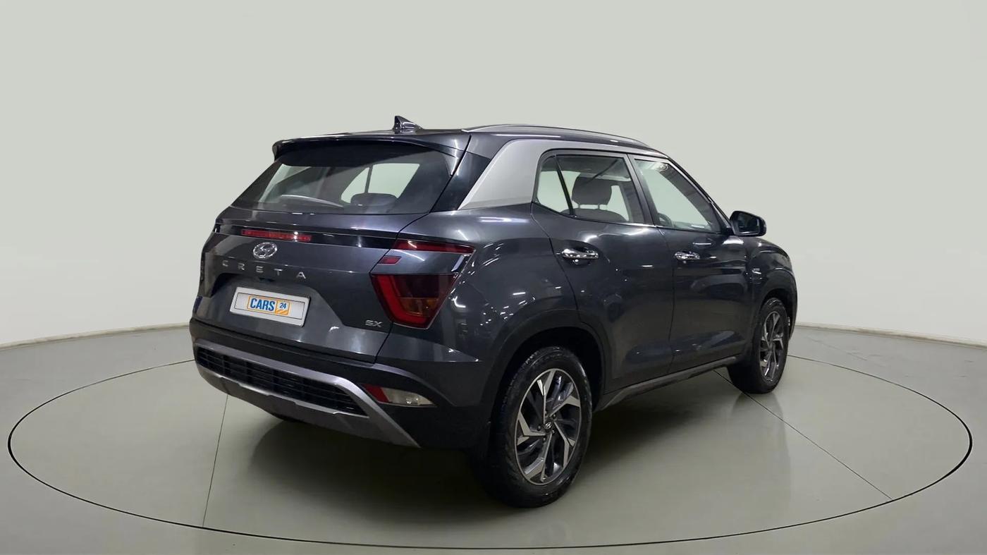 2020 Hyundai Creta SX (O) IVT 1.5 PETROL, Petrol, Automatic, 29,219 km, Right Back Diagonal