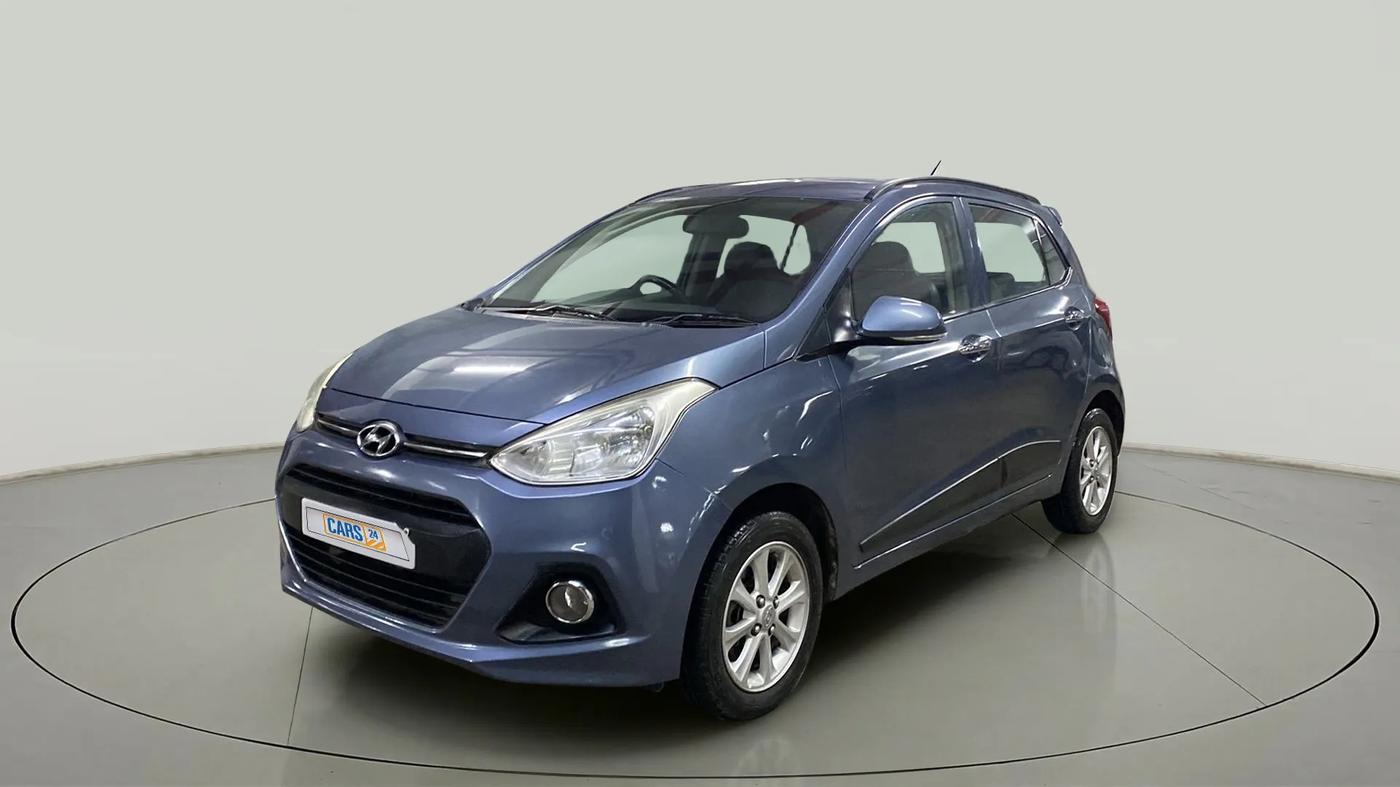 2015 Hyundai Grand i10 ASTA AT 1.2 KAPPA VTVT, Petrol, Automatic, 47,771 km, Left Front Diagonal