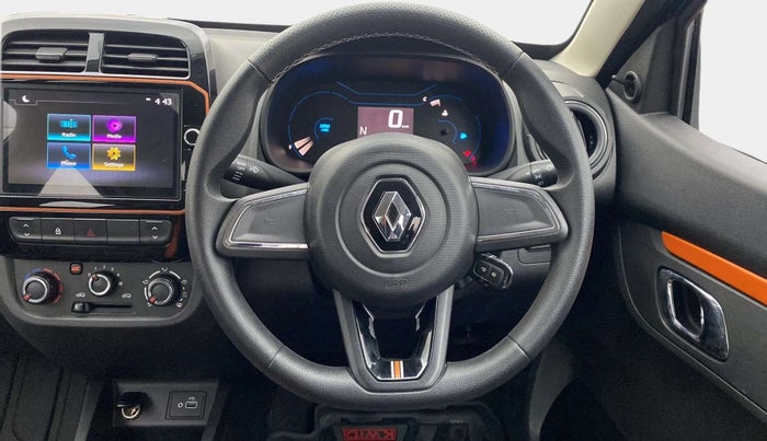 2021 Renault Kwid CLIMBER 1.0 AMT (O), Petrol, Automatic, 12,555 km, Steering Wheel Close Up