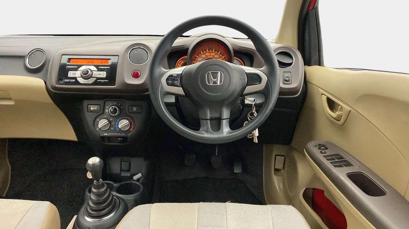 2013 Honda Brio S MT, Petrol, Manual, 56,946 km, Steering Wheel Close Up