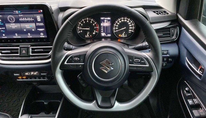 2023 Maruti Baleno ALPHA 1.2 AGS, Petrol, Automatic, 9,910 km, Steering Wheel Close Up