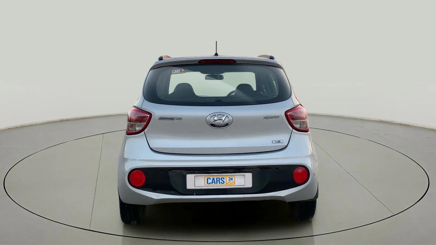 2017 Hyundai Grand i10 SPORTZ (O) 1.2 KAPPA VTVT, Petrol, Manual, 73,183 km, Back/Rear