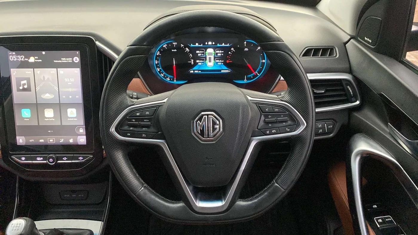 2020 MG HECTOR PLUS SHARP 1.5 PETROL TURBO HYBRID MT 6-STR, Petrol, Manual, 69,937 km, Steering Wheel Close Up