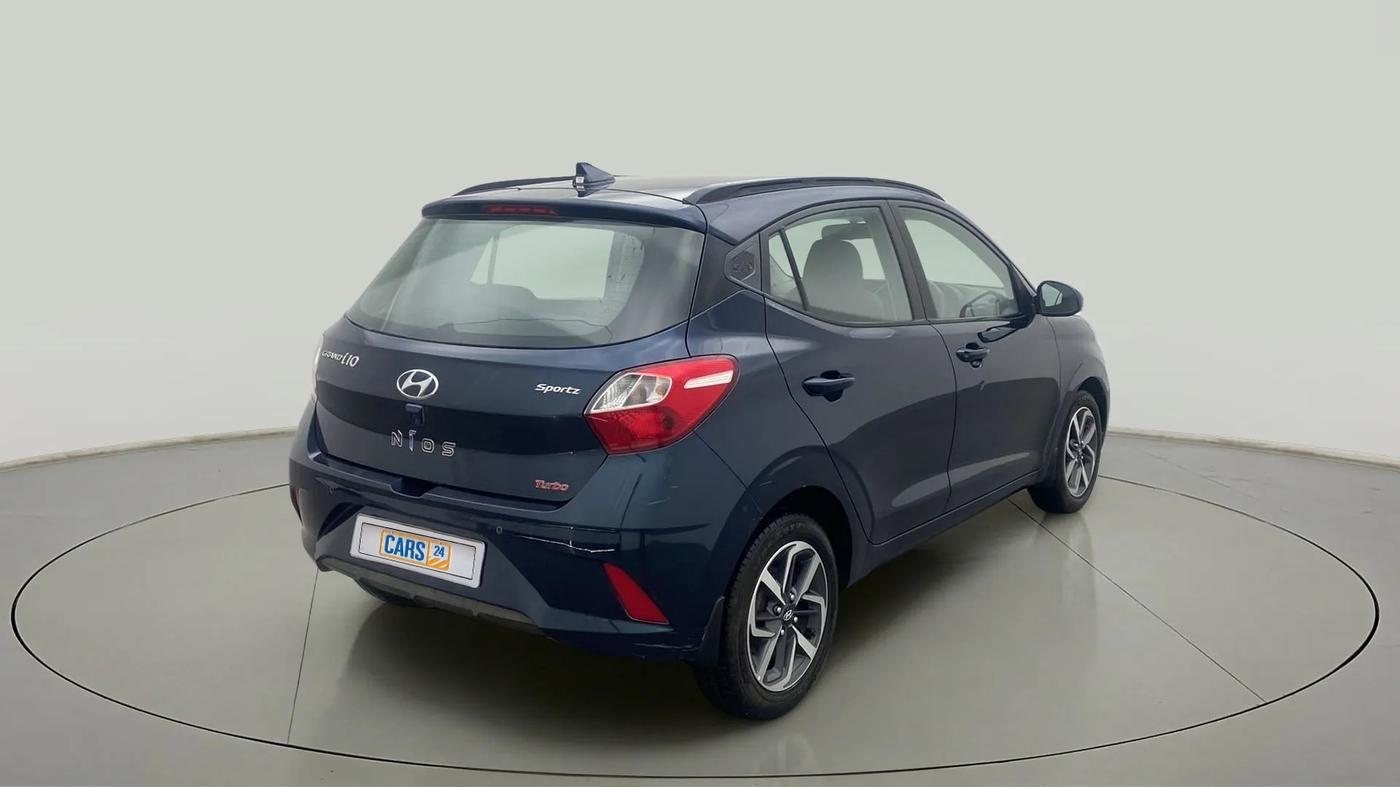 2020 Hyundai GRAND I10 NIOS SPORTZ 1.0 TURBO GDI, Petrol, Manual, 50,801 km, Right Back Diagonal
