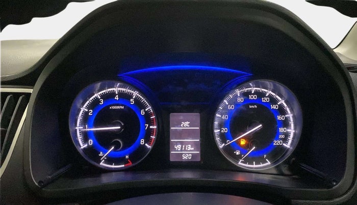2017 Maruti Baleno DELTA PETROL 1.2, Petrol, Manual, 49,259 km, Odometer Image