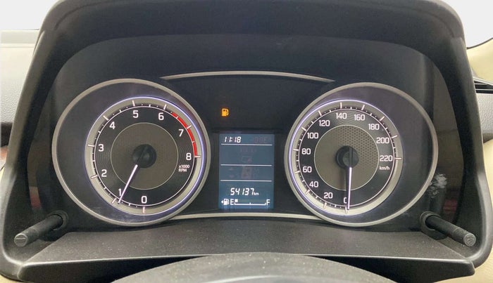 2017 Maruti Dzire VXI, Petrol, Manual, 54,115 km, Odometer Image