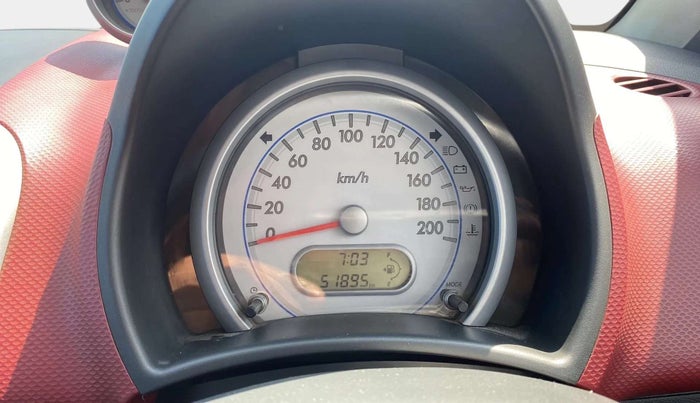 2013 Maruti Ritz VXI, Petrol, Manual, 51,903 km, Odometer Image