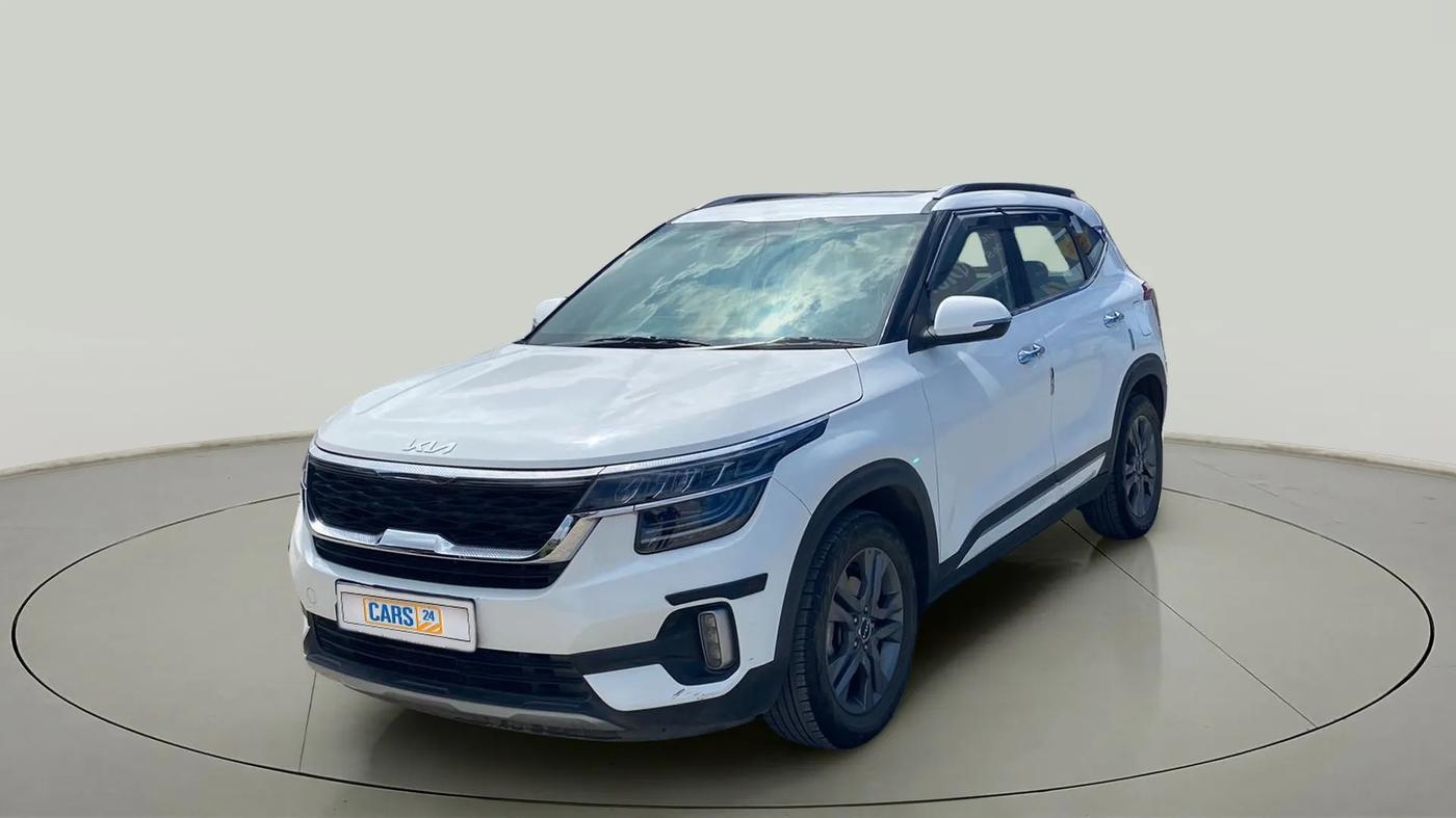 2021 KIA SELTOS HTX 1.5 PETROL, Petrol, Manual, 37,135 km, Left Front Diagonal