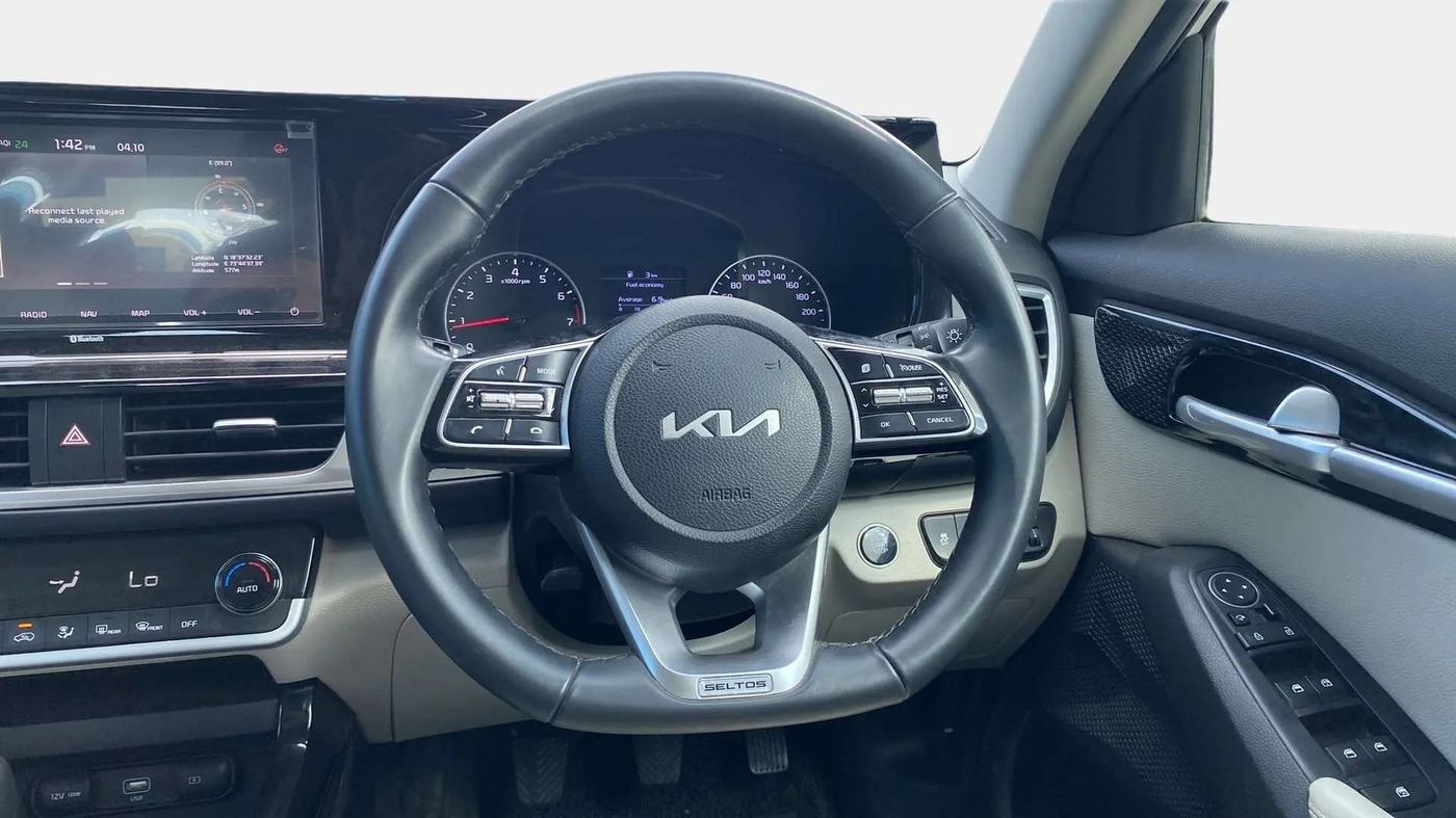 2021 KIA SELTOS HTX 1.5 PETROL, Petrol, Manual, 37,135 km, Steering Wheel Close Up