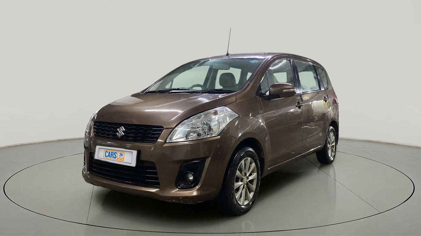 2012 Maruti Ertiga ZXI, CNG, Manual, 84,633 km, Left Front Diagonal