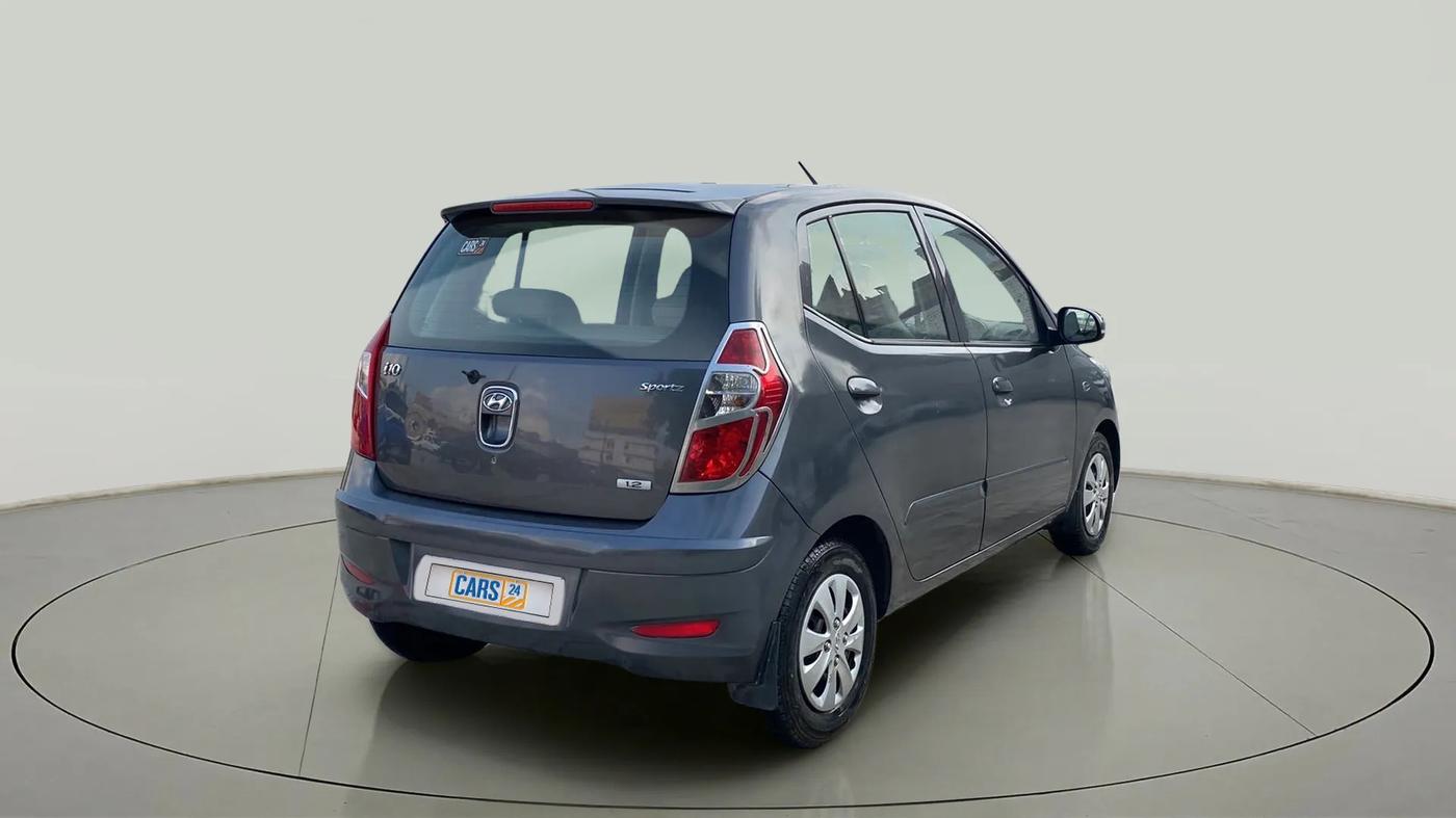 2013 Hyundai i10 SPORTZ 1.2, Petrol, Manual, 36,370 km, Right Back Diagonal
