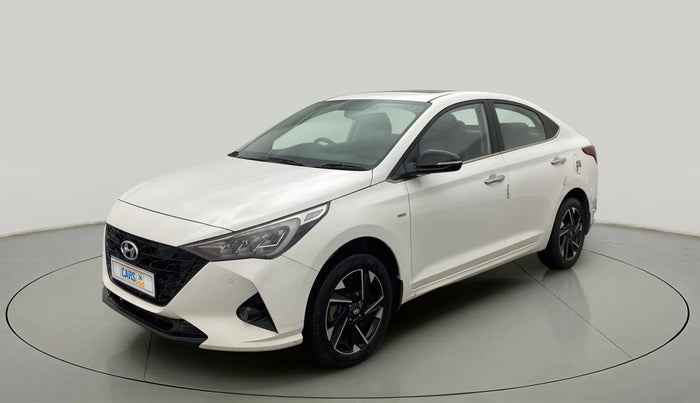 2020 Hyundai Verna SX (O) 1.0 TURBO DCT, Petrol, Automatic, 70,127 km, Left Front Diagonal