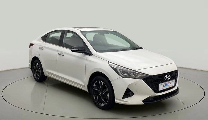 2020 Hyundai Verna SX (O) 1.0 TURBO DCT, Petrol, Automatic, 70,127 km, Right Front Diagonal