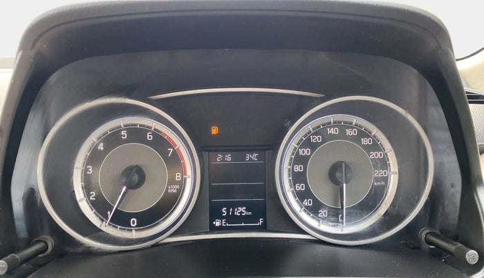 2018 Maruti Dzire ZXI PLUS, Petrol, Manual, 51,159 km, Odometer Image