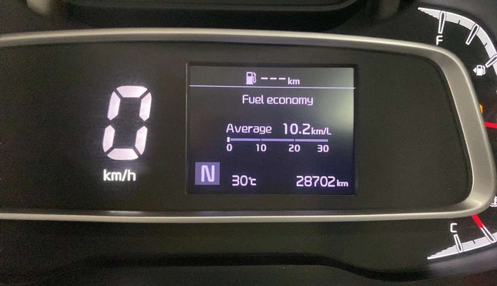 2021 KIA SONET HTX 1.0 IMT, Petrol, Manual, 28,778 km, Odometer Image