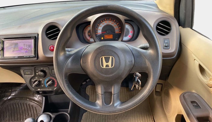 2012 Honda Brio E MT, Petrol, Manual, 27,892 km, Steering Wheel Close Up