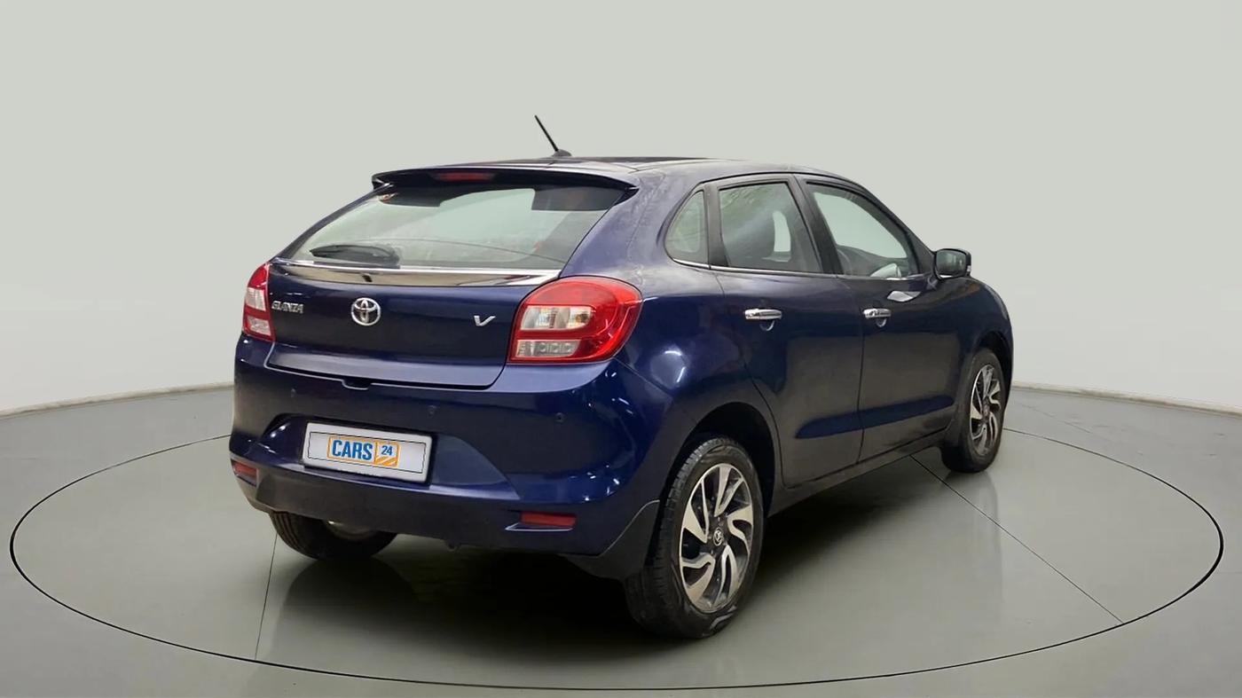 2019 Toyota Glanza V, Petrol, Manual, 27,538 km, Right Back Diagonal