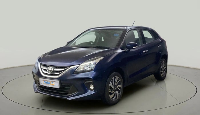 2019 Toyota Glanza V, Petrol, Manual, 27,538 km, Left Front Diagonal