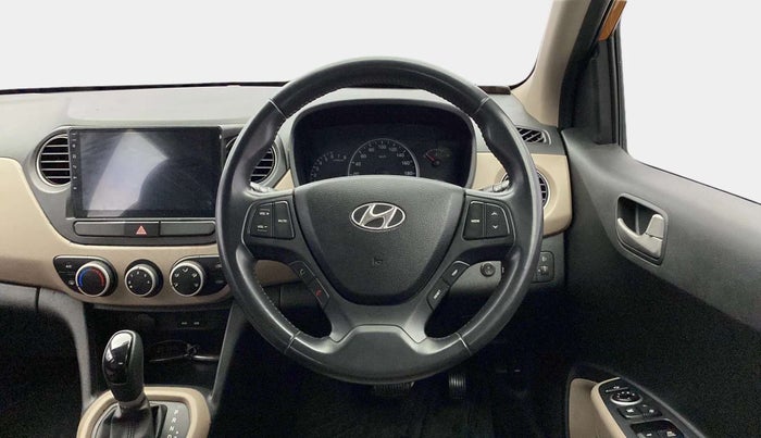 2015 Hyundai Grand i10 ASTA AT 1.2 KAPPA VTVT, Petrol, Automatic, 49,819 km, Steering Wheel Close Up