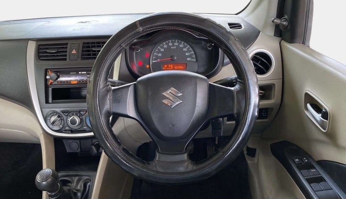 2014 Maruti Celerio VXI, Petrol, Manual, 65,748 km, Steering Wheel Close Up