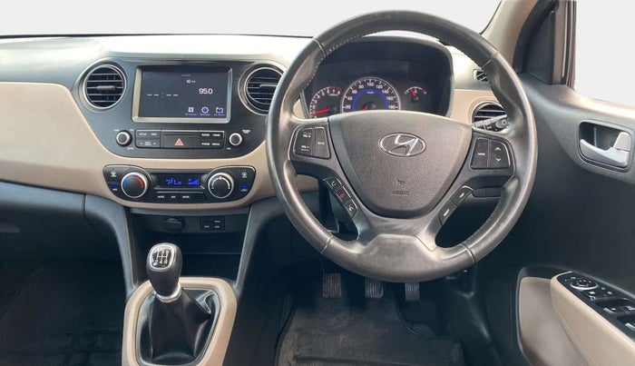2017 Hyundai Grand i10 ASTA 1.2 KAPPA VTVT, Petrol, Manual, 34,788 km, Steering Wheel Close Up