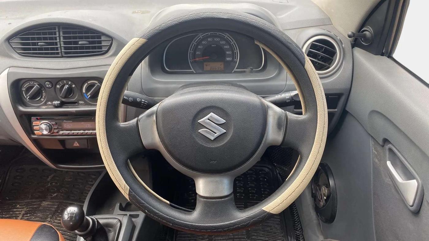 2015 Maruti Alto 800 LXI, Petrol, Manual, 88,670 km, Steering Wheel Close Up