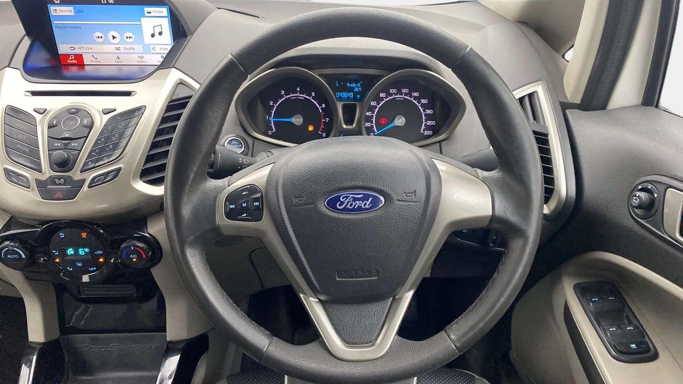 2017 Ford Ecosport TITANIUM 1.5L PETROL, Petrol, Manual, 49,650 km, Steering Wheel Close Up