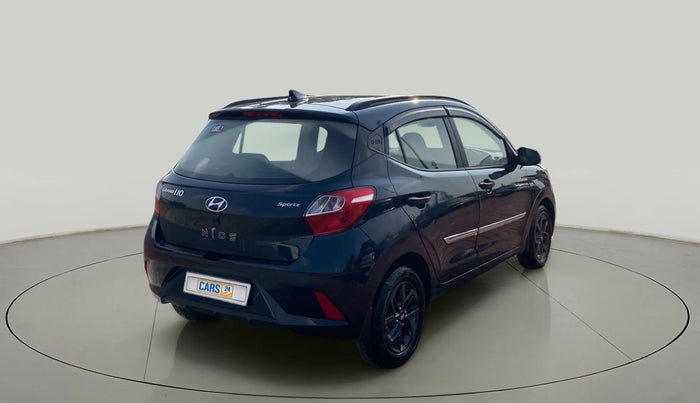 2022 Hyundai GRAND I10 NIOS SPORTZ AMT 1.2 KAPPA VTVT, Petrol, Automatic, 22,068 km, Right Back Diagonal