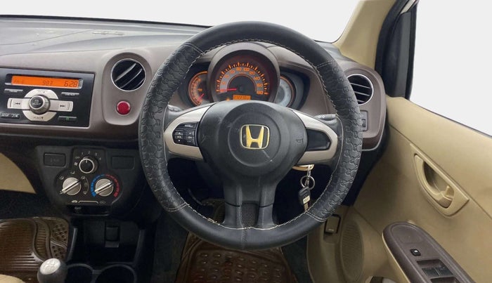 2012 Honda Brio S MT, Petrol, Manual, 72,167 km, Steering Wheel Close Up