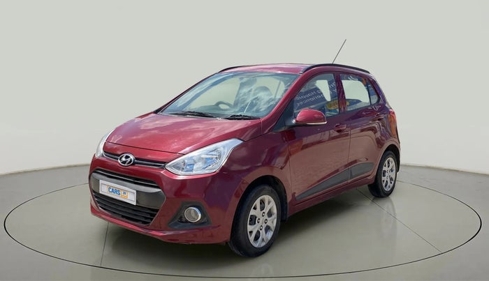 2016 Hyundai Grand i10 SPORTZ 1.2 KAPPA VTVT, Petrol, Manual, 76,927 km, Left Front Diagonal