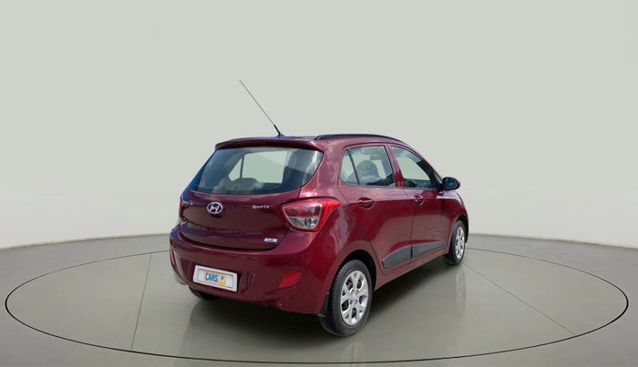 2016 Hyundai Grand i10 SPORTZ 1.2 KAPPA VTVT, Petrol, Manual, 76,927 km, Right Back Diagonal