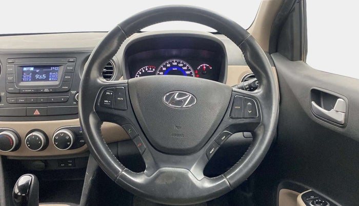 2016 Hyundai Grand i10 ASTA (O) AT 1.2 KAPPA VTVT, Petrol, Automatic, 62,188 km, Steering Wheel Close Up