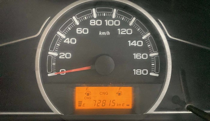 2019 Maruti Alto LXI CNG, CNG, Manual, 72,767 km, Odometer Image